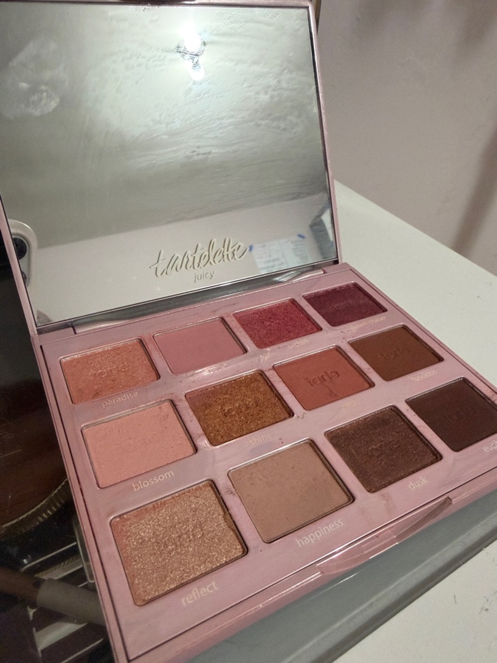 tarte Tartelette Juicy Eyeshadow Palette - Rose, Copper, Brown, Gold